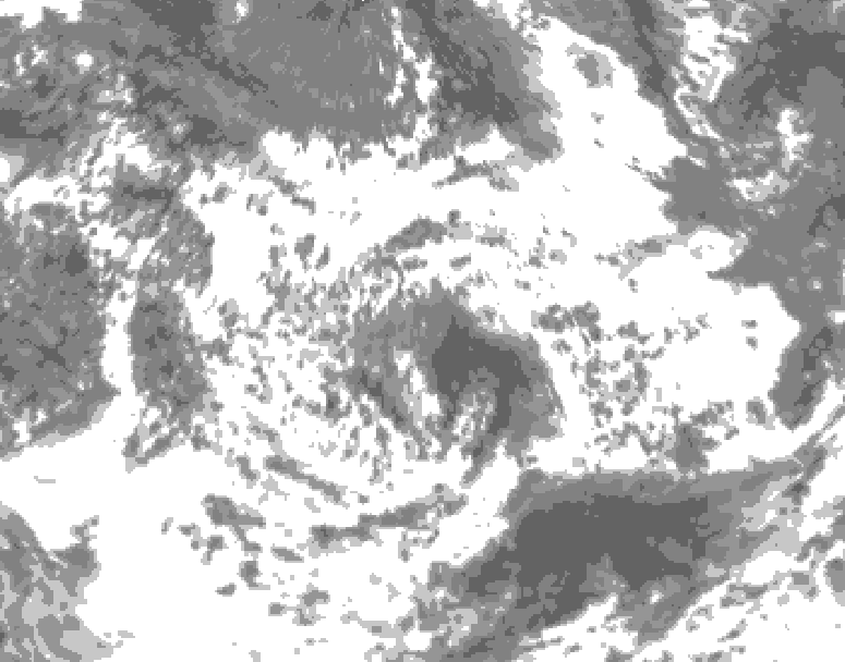 GDPS total cloud 216 hour forecast chart for Canada based on 2026/06/15 0000Z data