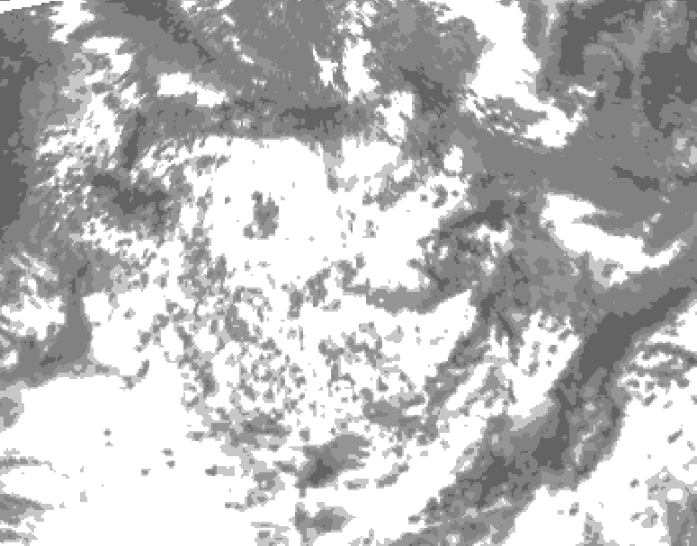 GDPS total cloud 228 hour forecast chart for Canada based on 2026/06/15 1200Z data