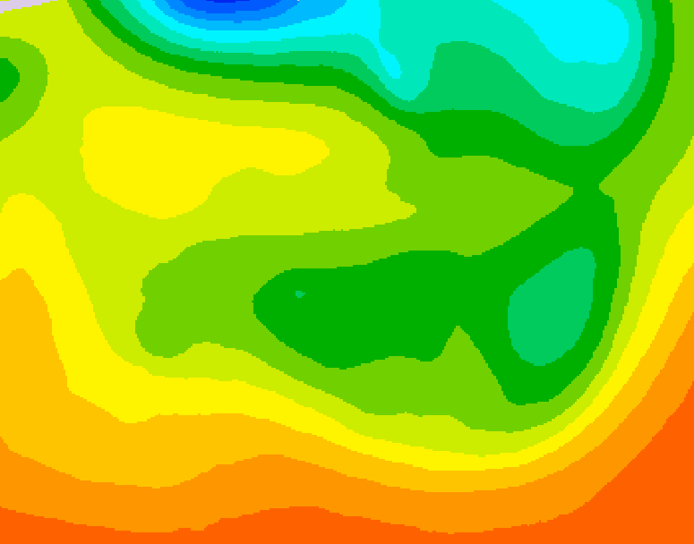GDPS 500 millibar geopotential height 108 hour forecast chart for Canada based on 2026/06/16 0000Z data