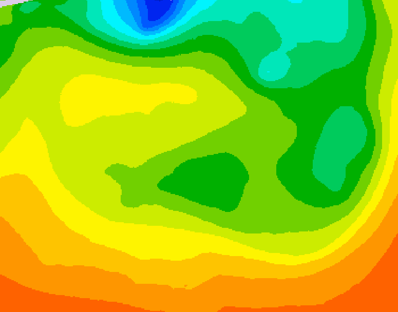 GDPS 500 millibar geopotential height 126 hour forecast chart for Canada based on 2026/06/16 0000Z data
