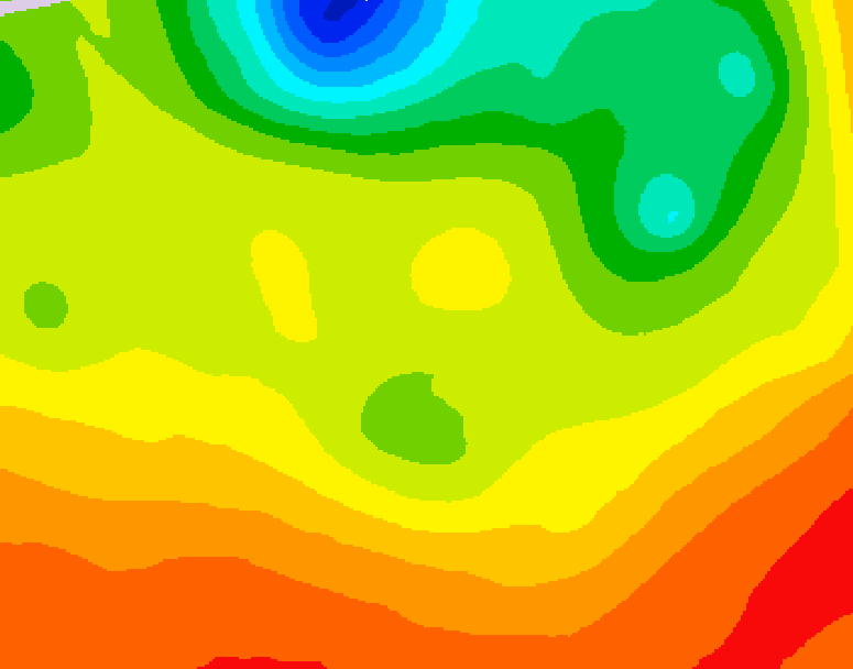 GDPS 500 millibar geopotential height 180 hour forecast chart for Canada based on 2026/06/16 0000Z data