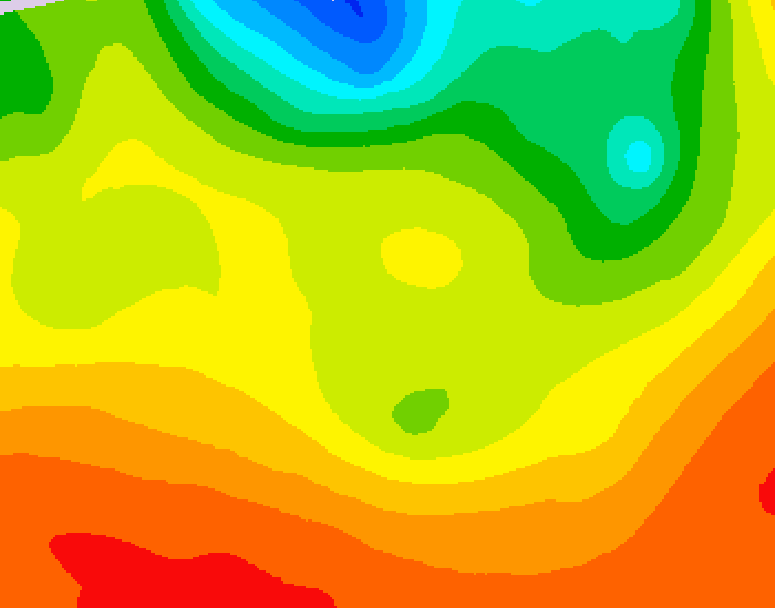 GDPS 500 millibar geopotential height 198 hour forecast chart for Canada based on 2026/06/16 0000Z data