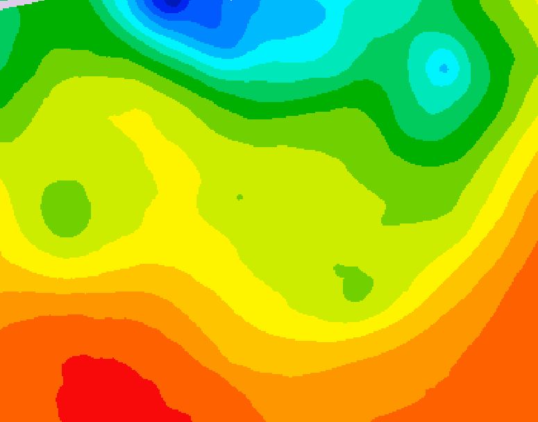 GDPS 500 millibar geopotential height 222 hour forecast chart for Canada based on 2026/06/16 0000Z data