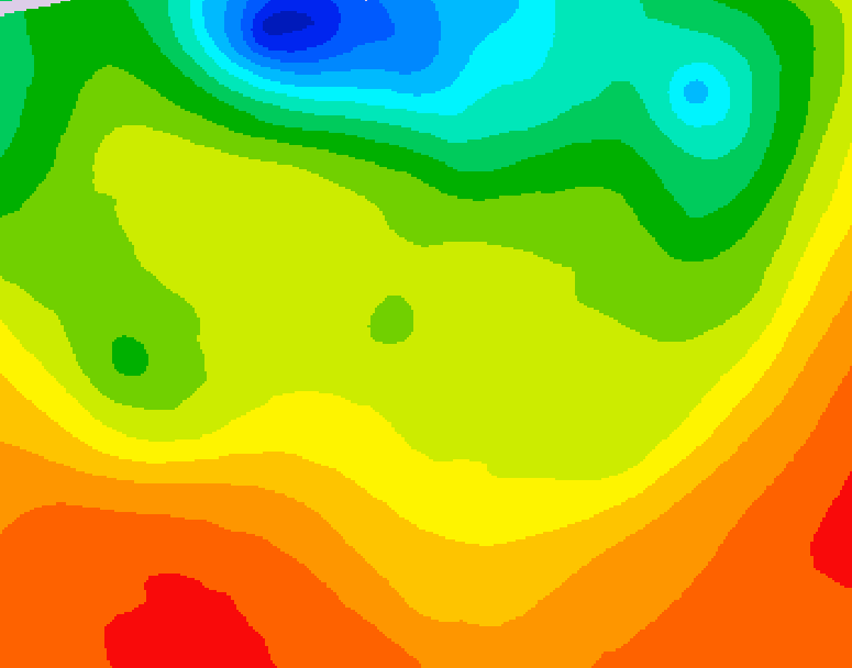 GDPS 500 millibar geopotential height 234 hour forecast chart for Canada based on 2026/06/16 0000Z data