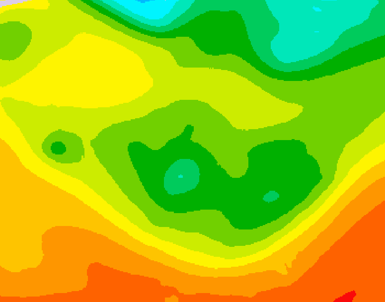 GDPS 500 millibar geopotential height 072 hour forecast chart for Canada based on 2026/06/16 1200Z data
