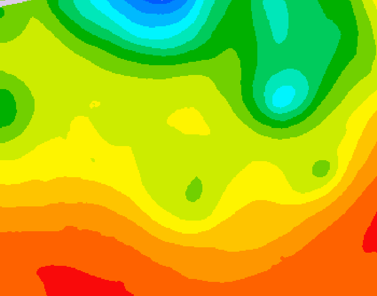 GDPS 500 millibar geopotential height 180 hour forecast chart for Canada based on 2026/06/16 1200Z data