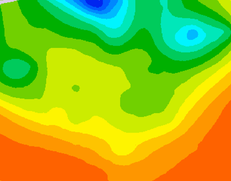 GDPS 500 millibar geopotential height 240 hour forecast chart for Canada based on 2026/06/16 1200Z data