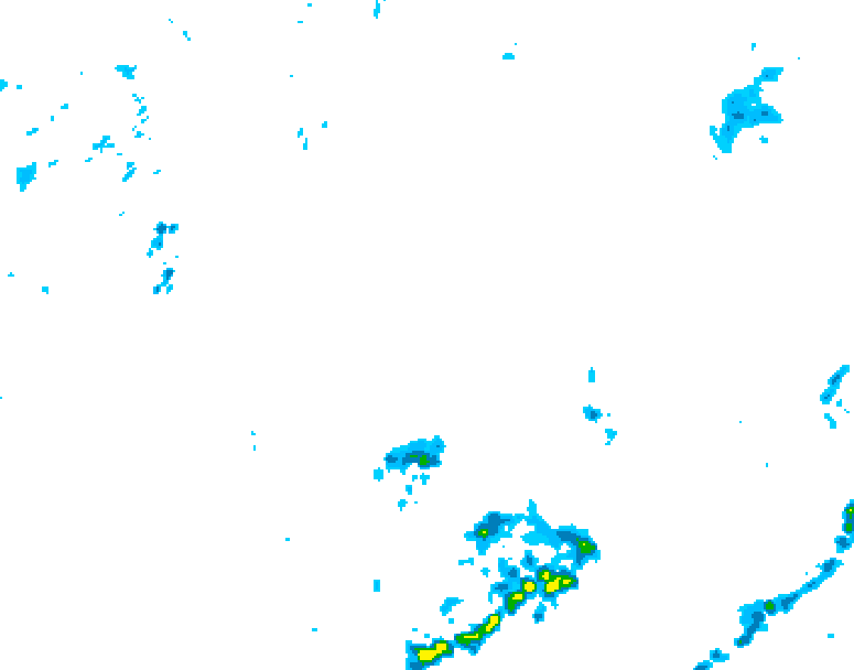 GDPS precipitation 156 hour forecast chart for Canada based on 2026/06/16 0000Z data