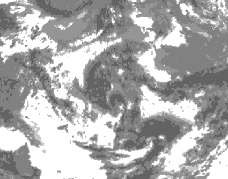 GDPS total cloud 060 hour forecast chart for Canada based on 2026/06/16 0000Z data