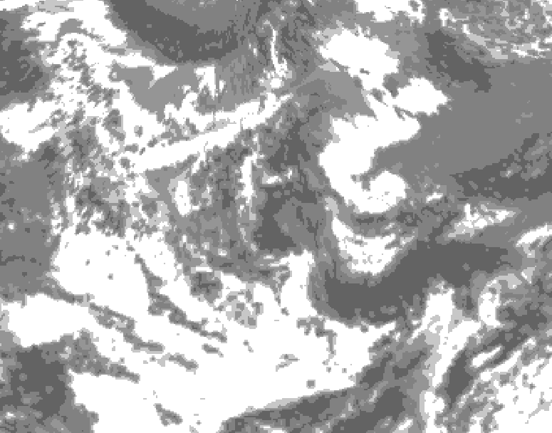 GDPS total cloud 078 hour forecast chart for Canada based on 2026/06/16 0000Z data