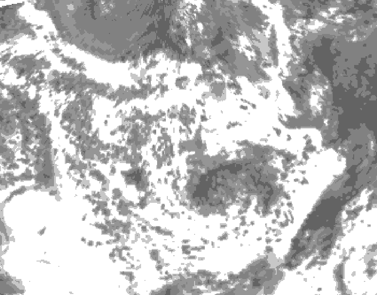 GDPS total cloud 204 hour forecast chart for Canada based on 2026/06/16 1200Z data