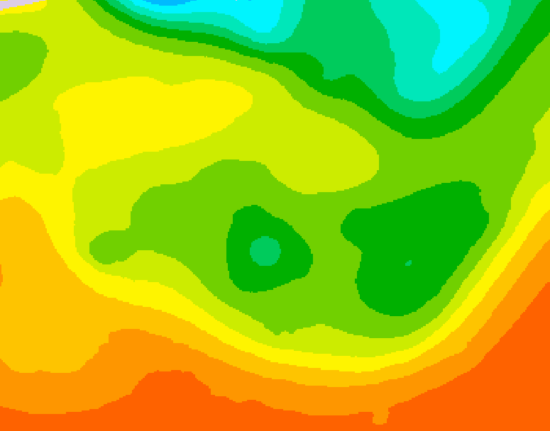 GDPS 500 millibar geopotential height 072 hour forecast chart for Canada based on 2026/06/17 0000Z data