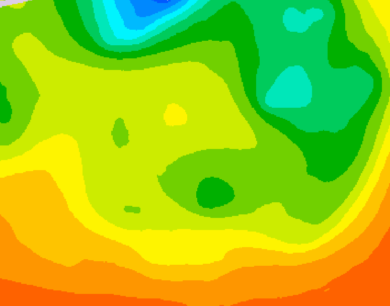 GDPS 500 millibar geopotential height 114 hour forecast chart for Canada based on 2026/06/17 0000Z data