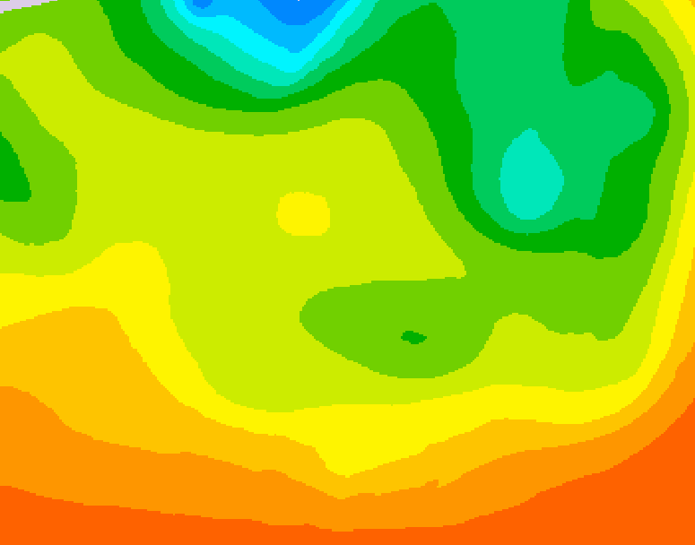 GDPS 500 millibar geopotential height 126 hour forecast chart for Canada based on 2026/06/17 0000Z data