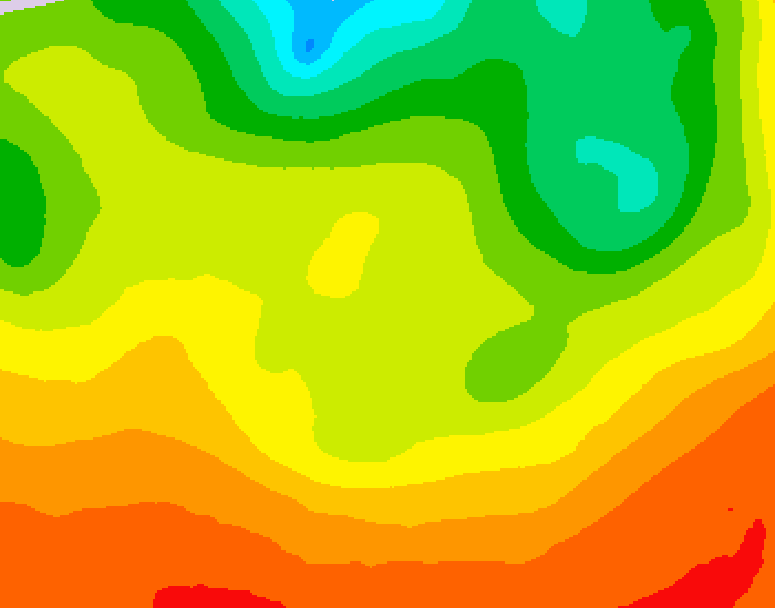 GDPS 500 millibar geopotential height 150 hour forecast chart for Canada based on 2026/06/17 0000Z data