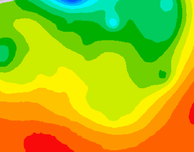 GDPS 500 millibar geopotential height 192 hour forecast chart for Canada based on 2026/06/17 0000Z data