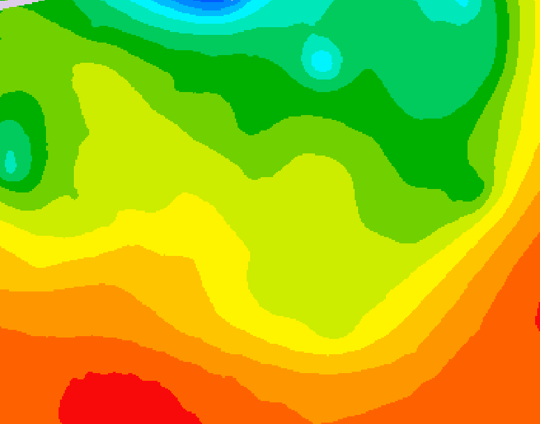 GDPS 500 millibar geopotential height 198 hour forecast chart for Canada based on 2026/06/17 0000Z data