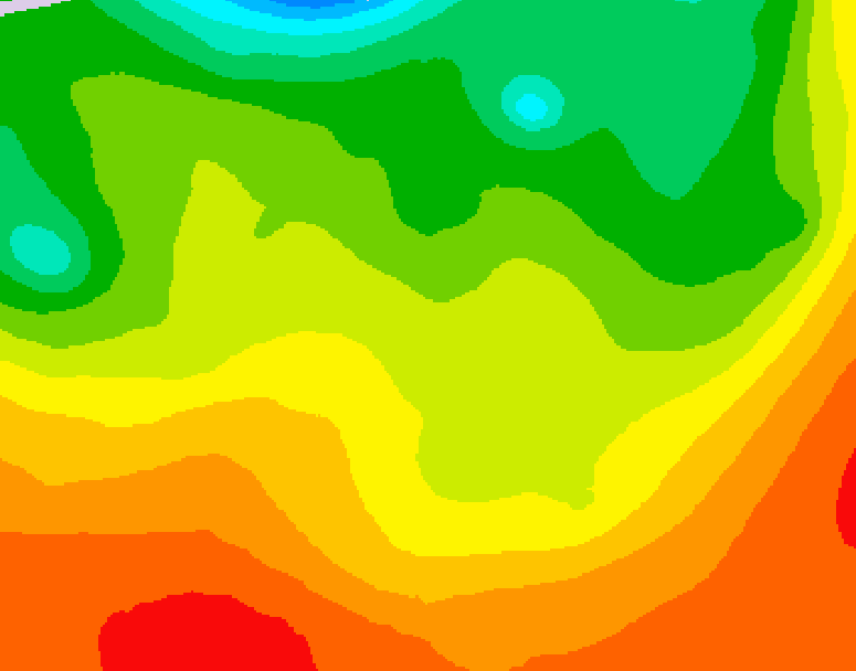 GDPS 500 millibar geopotential height 210 hour forecast chart for Canada based on 2026/06/17 0000Z data