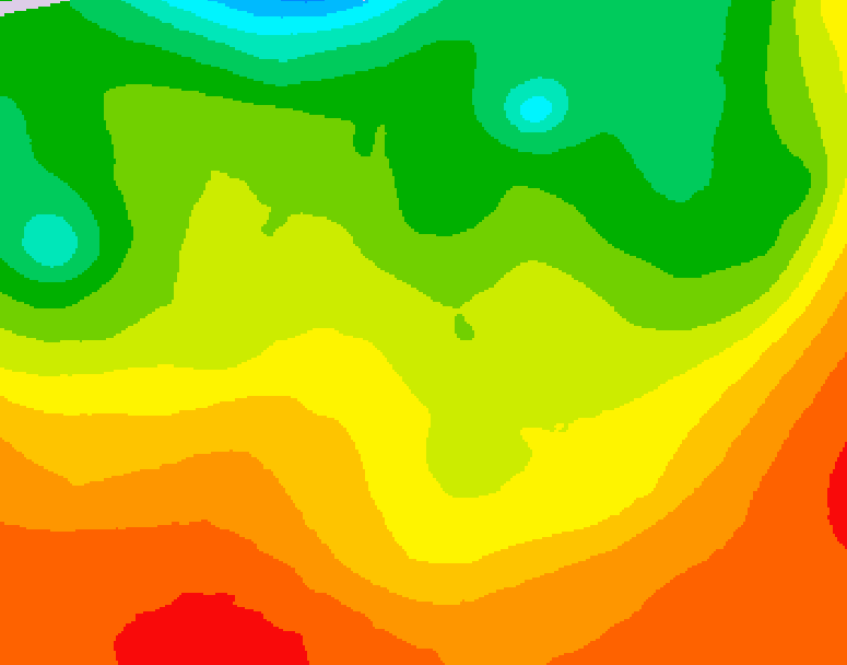 GDPS 500 millibar geopotential height 216 hour forecast chart for Canada based on 2026/06/17 0000Z data