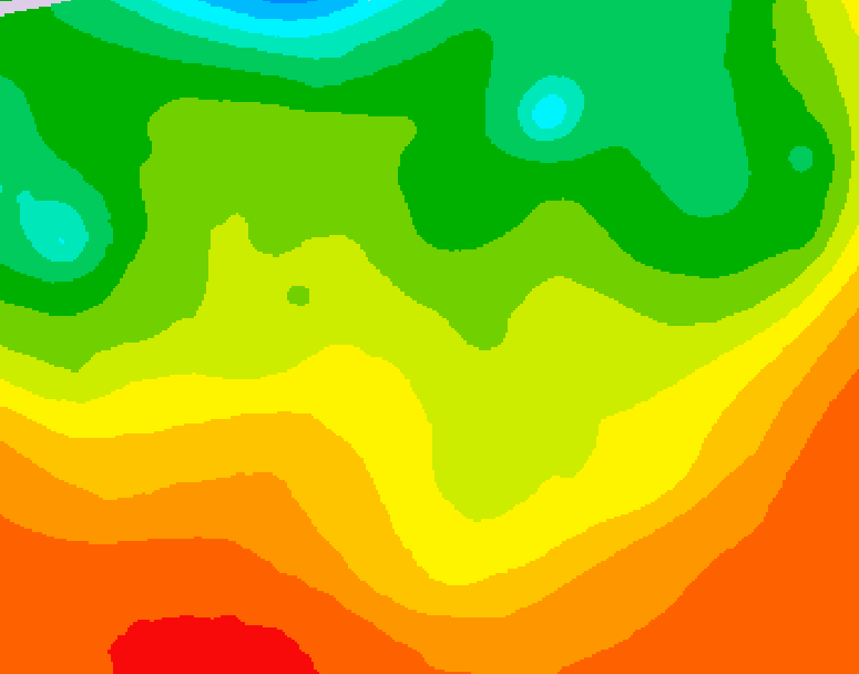 GDPS 500 millibar geopotential height 222 hour forecast chart for Canada based on 2026/06/17 0000Z data
