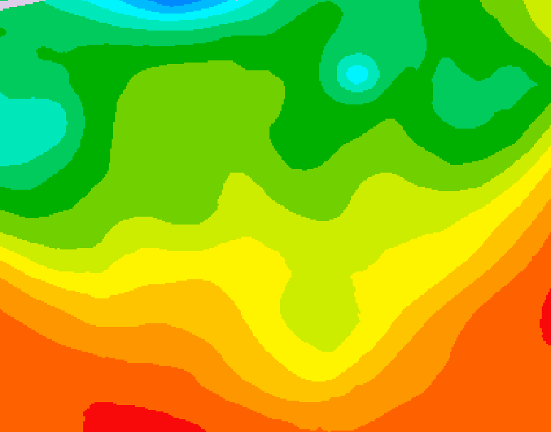 GDPS 500 millibar geopotential height 234 hour forecast chart for Canada based on 2026/06/17 0000Z data