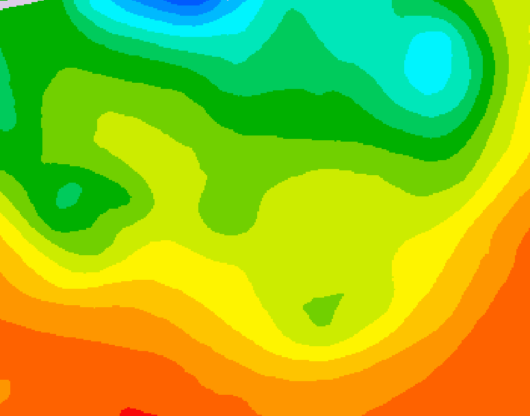 GDPS 500 millibar geopotential height 192 hour forecast chart for Canada based on 2026/06/17 1200Z data