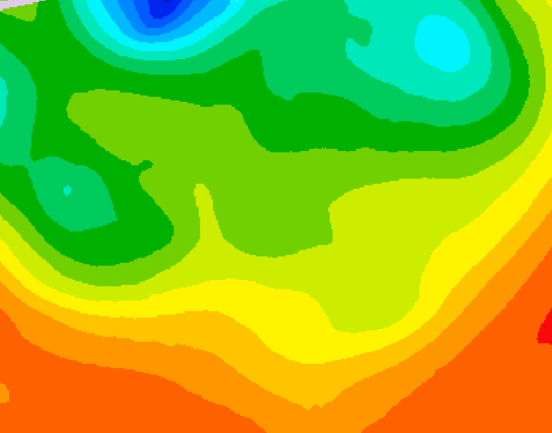 GDPS 500 millibar geopotential height 216 hour forecast chart for Canada based on 2026/06/17 1200Z data