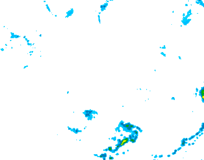 GDPS precipitation 132 hour forecast chart for Canada based on 2026/06/17 0000Z data