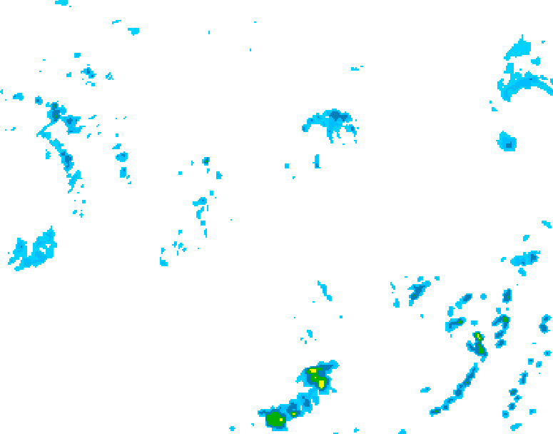 GDPS precipitation 222 hour forecast chart for Canada based on 2026/06/17 0000Z data