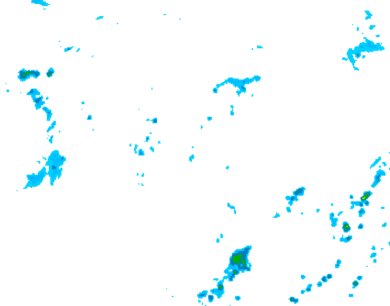GDPS precipitation 228 hour forecast chart for Canada based on 2026/06/17 0000Z data