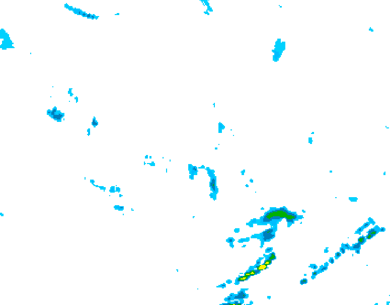 GDPS precipitation 024 hour forecast chart for Canada based on 2026/06/17 1200Z data