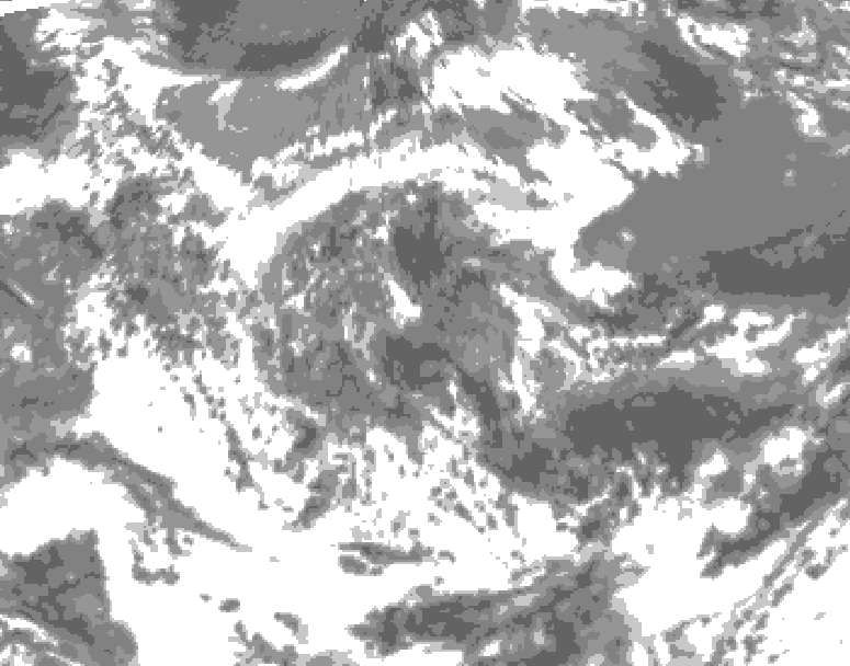 GDPS total cloud 048 hour forecast chart for Canada based on 2026/06/17 0000Z data