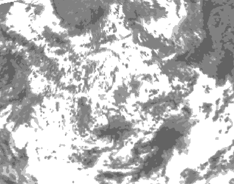 GDPS total cloud 144 hour forecast chart for Canada based on 2026/06/17 0000Z data