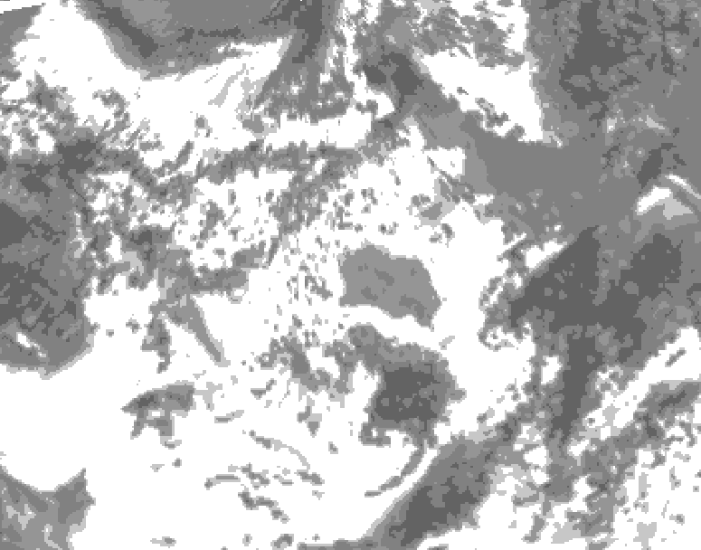 GDPS total cloud 174 hour forecast chart for Canada based on 2026/06/17 0000Z data