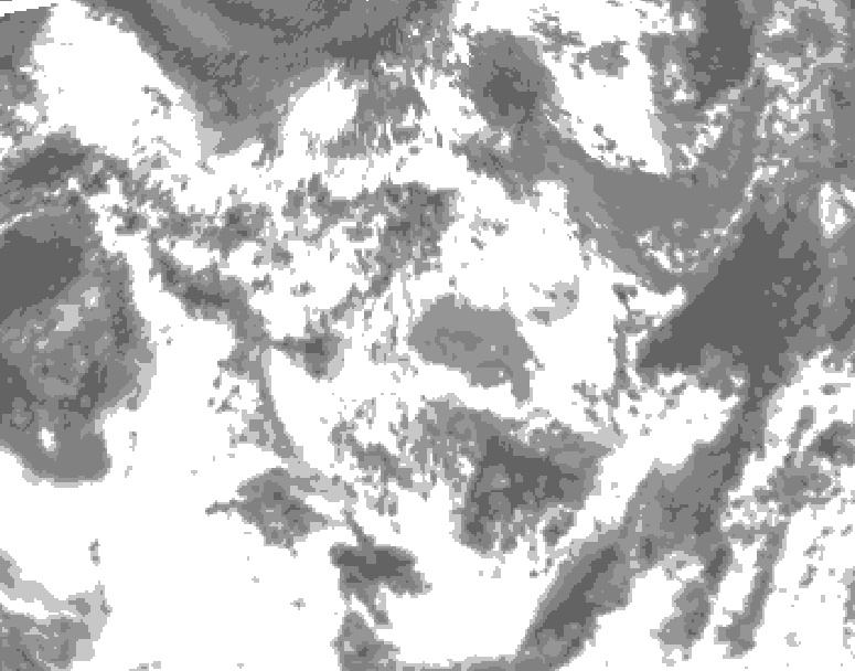 GDPS total cloud 186 hour forecast chart for Canada based on 2026/06/17 0000Z data