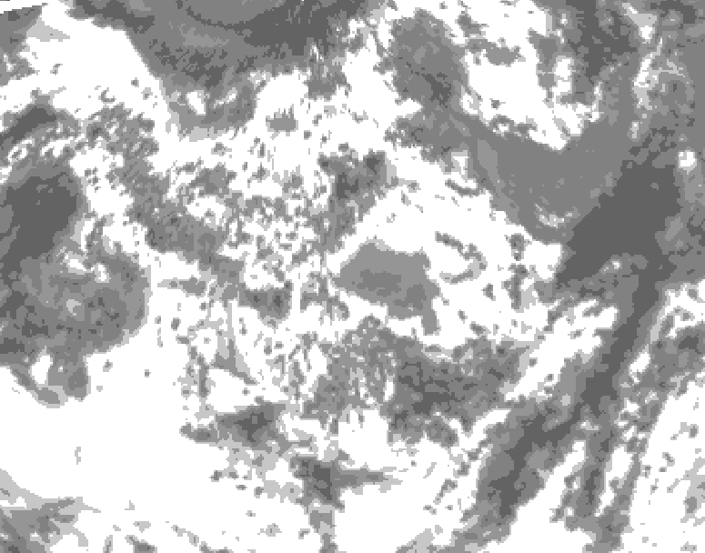 GDPS total cloud 192 hour forecast chart for Canada based on 2026/06/17 0000Z data