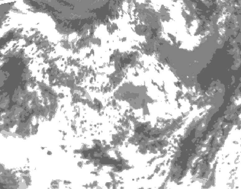 GDPS total cloud 198 hour forecast chart for Canada based on 2026/06/17 0000Z data