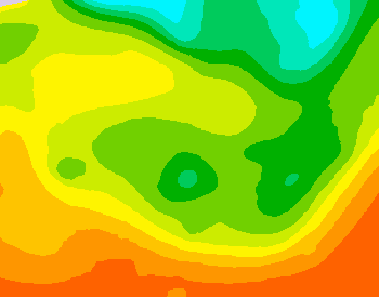 GDPS 500 millibar geopotential height 048 hour forecast chart for Canada based on 2026/06/18 0000Z data