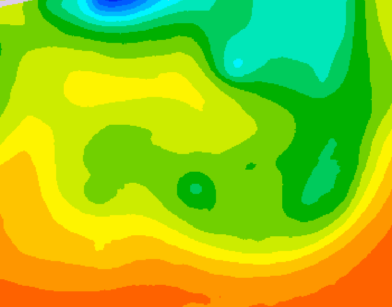 GDPS 500 millibar geopotential height 066 hour forecast chart for Canada based on 2026/06/18 0000Z data