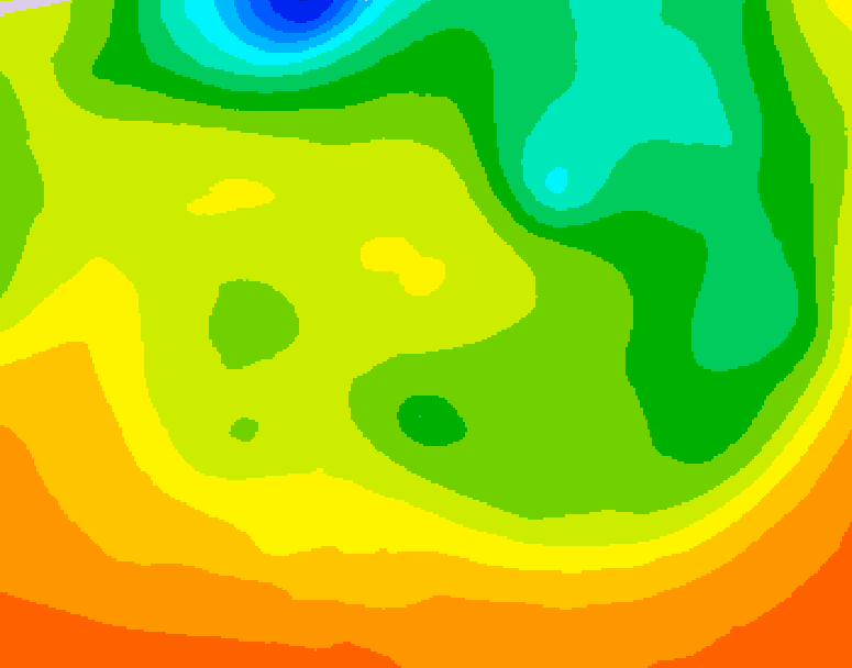 GDPS 500 millibar geopotential height 078 hour forecast chart for Canada based on 2026/06/18 0000Z data