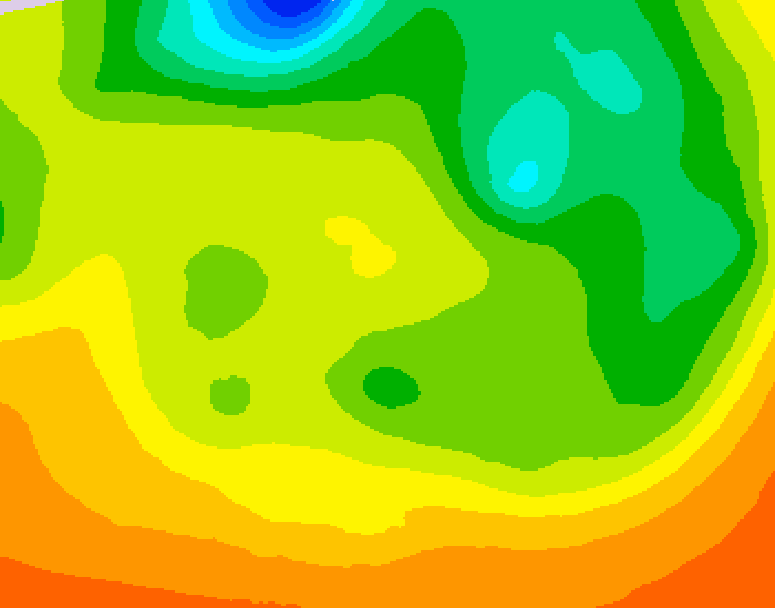 GDPS 500 millibar geopotential height 084 hour forecast chart for Canada based on 2026/06/18 0000Z data
