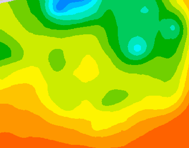 GDPS 500 millibar geopotential height 108 hour forecast chart for Canada based on 2026/06/18 0000Z data