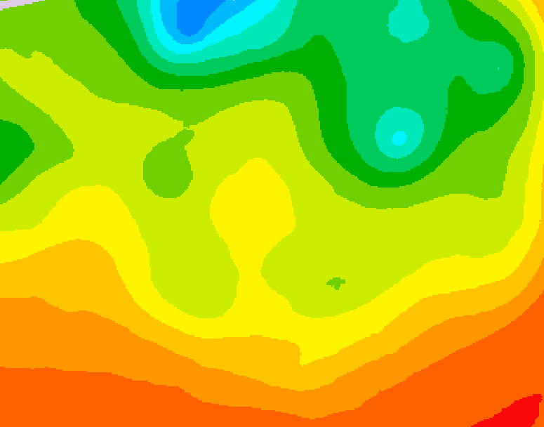 GDPS 500 millibar geopotential height 114 hour forecast chart for Canada based on 2026/06/18 0000Z data