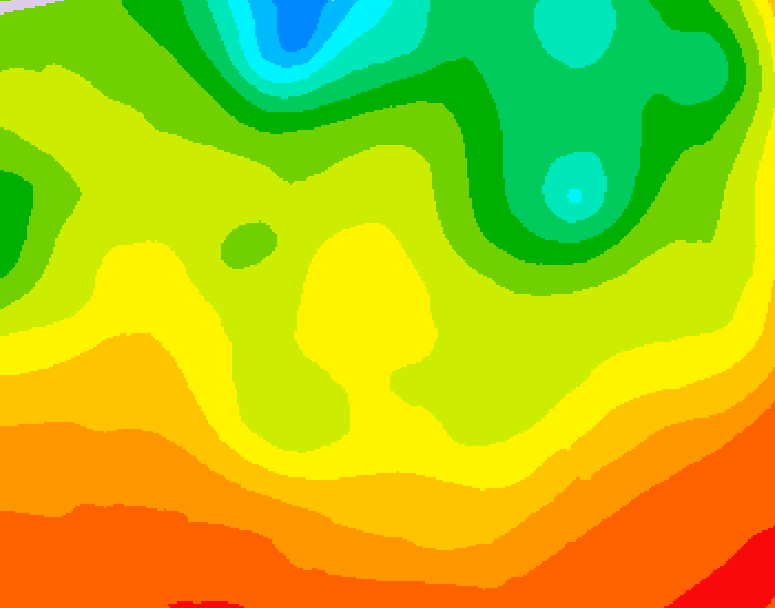 GDPS 500 millibar geopotential height 120 hour forecast chart for Canada based on 2026/06/18 0000Z data