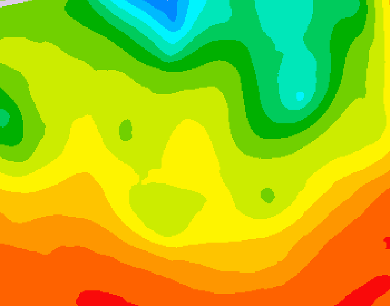 GDPS 500 millibar geopotential height 132 hour forecast chart for Canada based on 2026/06/18 0000Z data