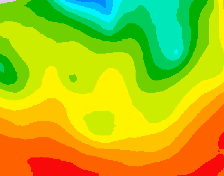 GDPS 500 millibar geopotential height 138 hour forecast chart for Canada based on 2026/06/18 0000Z data