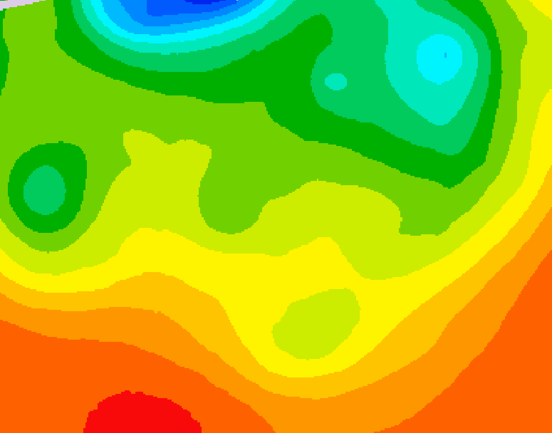 GDPS 500 millibar geopotential height 174 hour forecast chart for Canada based on 2026/06/18 0000Z data