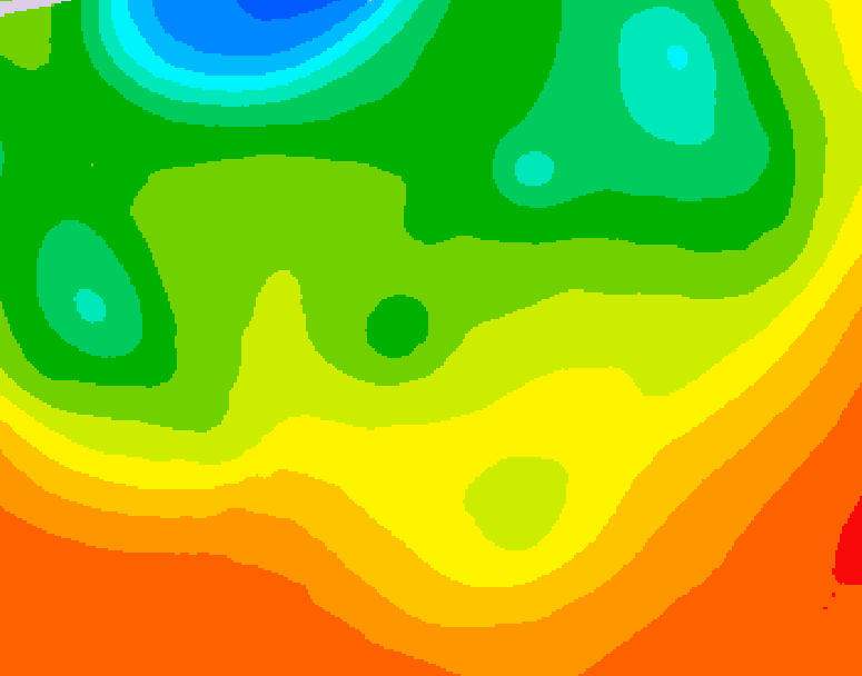 GDPS 500 millibar geopotential height 192 hour forecast chart for Canada based on 2026/06/18 0000Z data