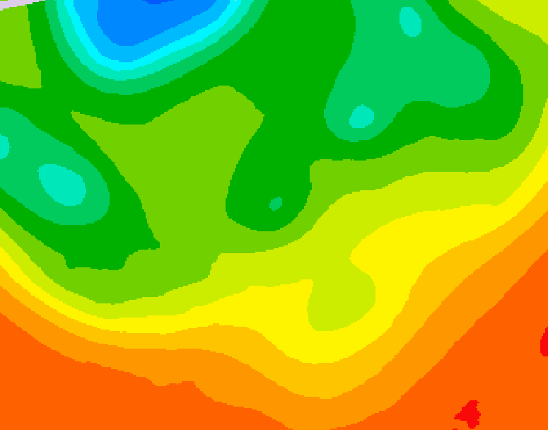 GDPS 500 millibar geopotential height 210 hour forecast chart for Canada based on 2026/06/18 0000Z data