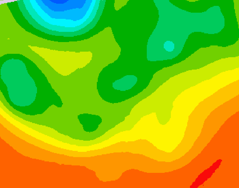 GDPS 500 millibar geopotential height 234 hour forecast chart for Canada based on 2026/06/18 0000Z data